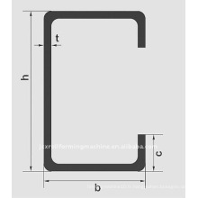 Automatique c type de laminoir purline